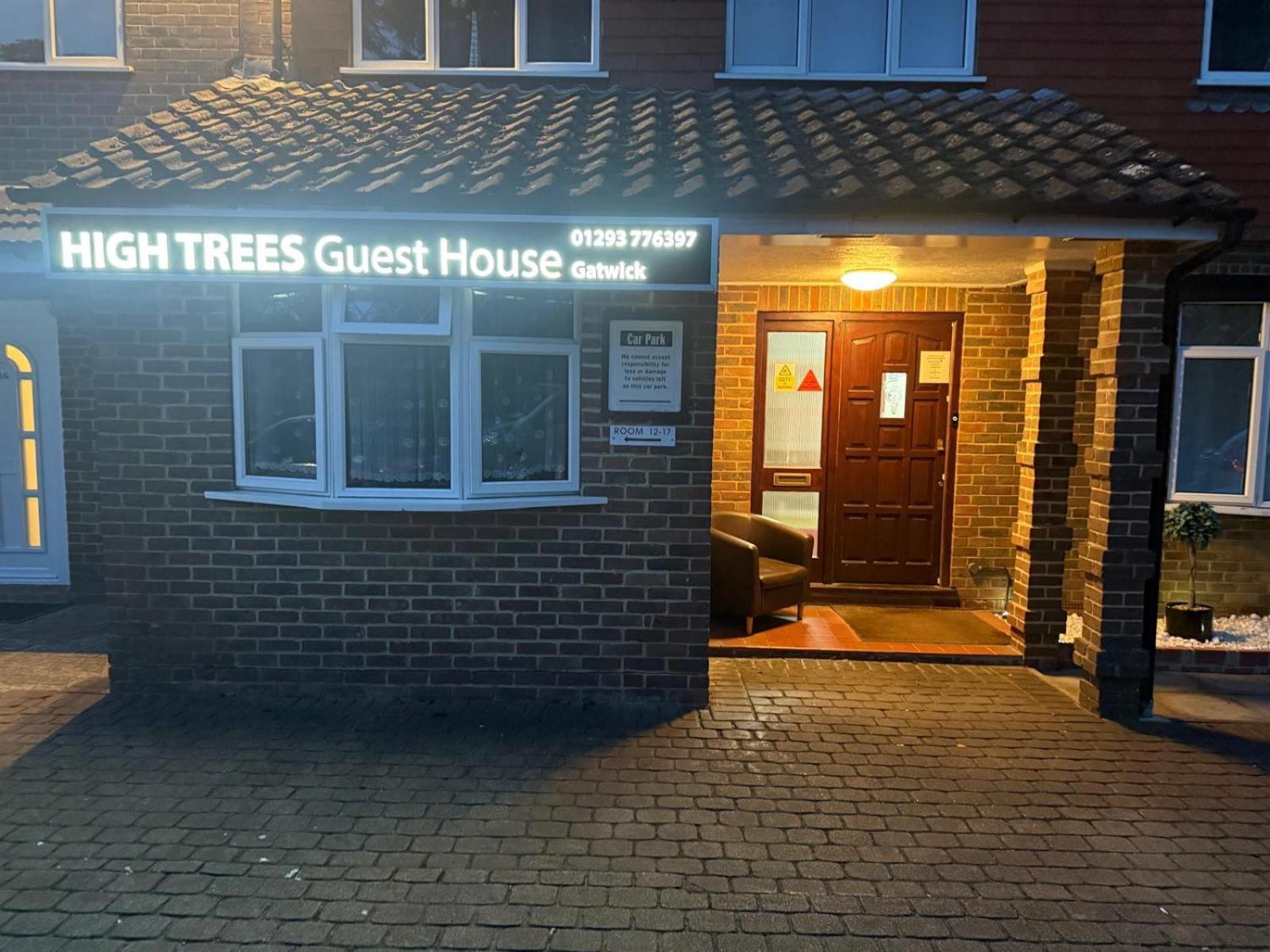High Trees Guest House Gatwick Horley Exteriér fotografie